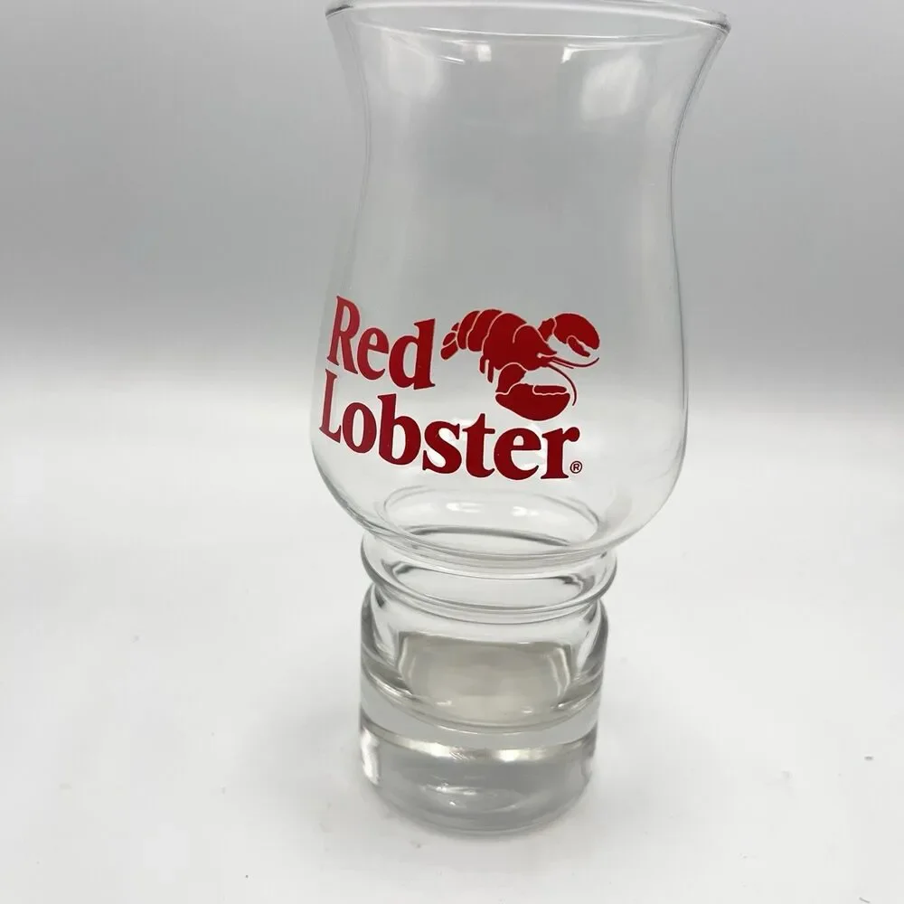 Red Lobster 1990's Hurricane Glass